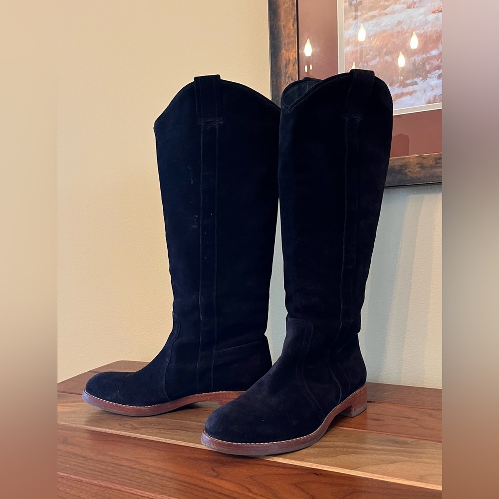 VIA SPIGA Suede Riding Boot - Sz 7.5